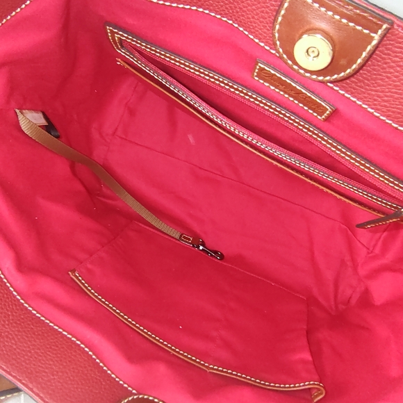 Dooney & Bourke Russell large pebbled leather tote EUC - Picture 6 of 9